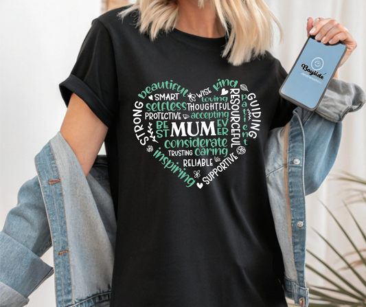 MUM Heart T-Shirt